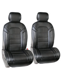 Fundas de Asiento de Coche FH Group PU208 - Ajuste Universal Negro