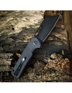 Cuchillo Plegable EMHTiii de Acero D2 9cm Hoja Negra EDC 2