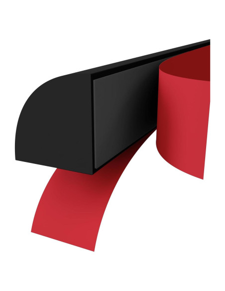 Moldura Flexible Autoadhesiva HJ HUAJ 99 cm Negra para Pisos