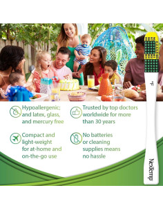 Termómetros Desechables NexTemp Ultra - Paquete de 12 - Alta Precisión 2