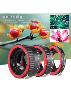 Anillo Adaptador Macro Andoer para Lentes Canon EF EF-S 13-21-31mm 2