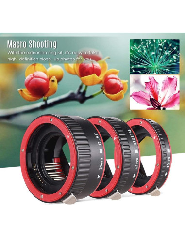 Anillo Adaptador Macro Andoer para Lentes Canon EF EF-S 13-21-31mm