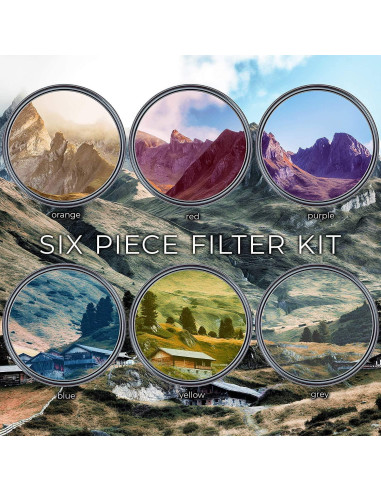 Kit de Filtros de Lente Ultimaxx 58MM para Canon DSLR