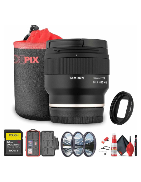 Lente Tamron 35mm f/2.8 Di III OSD M 1:2 para Sony E + Accesorios