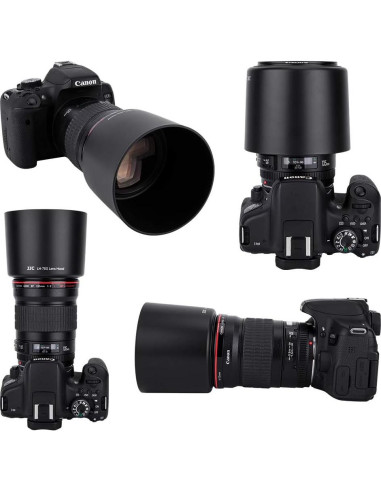 Parasol JJC LH-78II para Canon EF 135mm y 180mm - Reversible