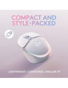 Ratón Inalámbrico Logitech G705 RGB Ligero 85g - Niebla Blanca 2