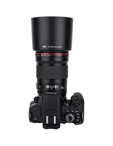 Parasol JJC LH-78II para Canon EF 135mm y 180mm - Reversible