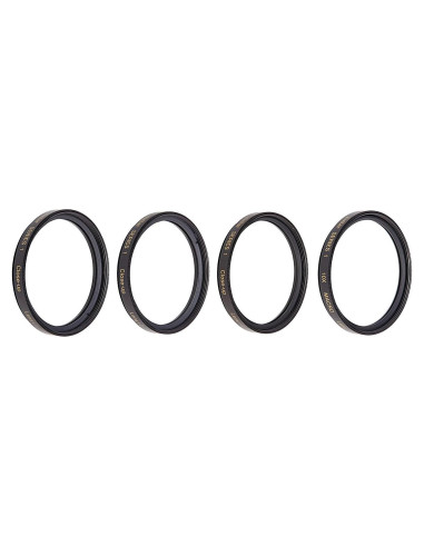 Conjunto de Filtros Macro Vivitar 46mm +1 +2 +4 +10 con Funda