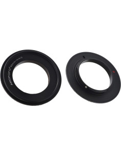 Anillo Adaptador Inverso Macro AMOPOFO 55mm para Cámaras M4/3 y DSLR 2