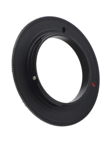 Anillo Adaptador Inverso Macro AMOPOFO 55mm para Cámaras M4/3 y DSLR