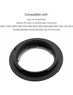 Anillo Adaptador de Lente LM-EOS para Canon EOS EF - Leica M 2