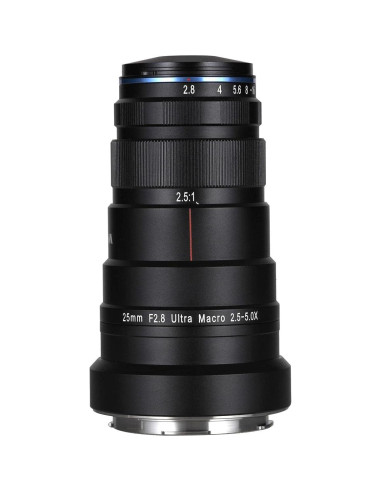 Lente Macro Venus Laowa 25mm f/2.8 2.5-5X para Leica L