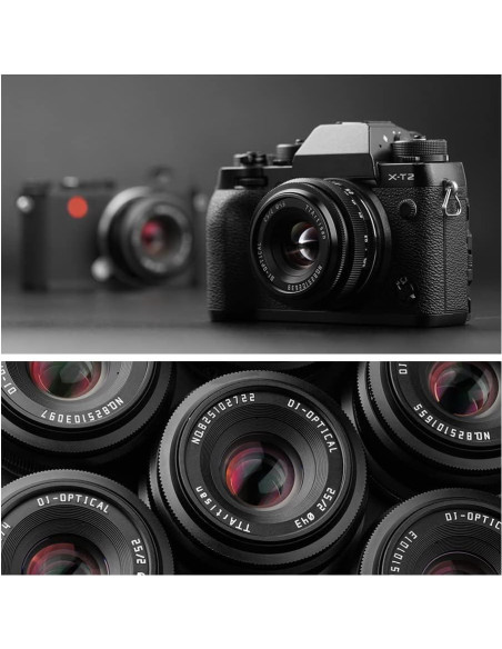 Lente TTArtisan 25mm F2 Manual para Canon RF - Gran Apertura