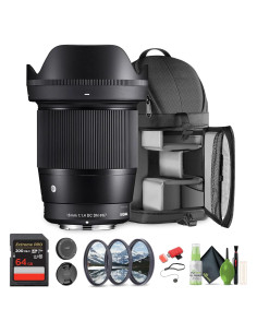 Lente Sigma 16mm f/1.4 DC DN Canon RF - Gran Angular