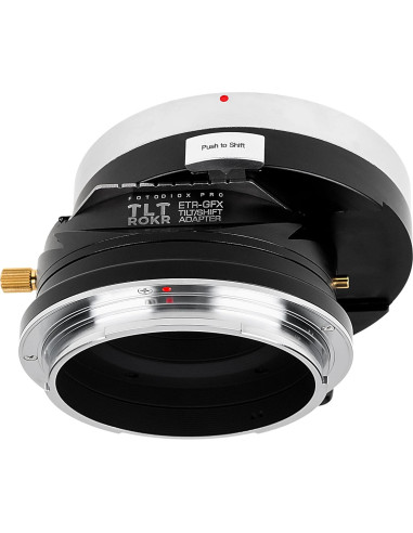 Adaptador Fotodiox Pro TLT ROKR para Lentes Bronica ETR a Fuji GFX
