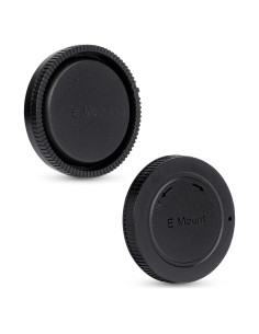 Kit de Tapa de Cuerpo y Tapa Trasera de Lente JJC para Sony