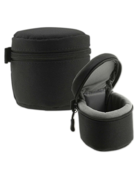 Funda Protectora de Lente de Cámara Navitech Negra 7cm