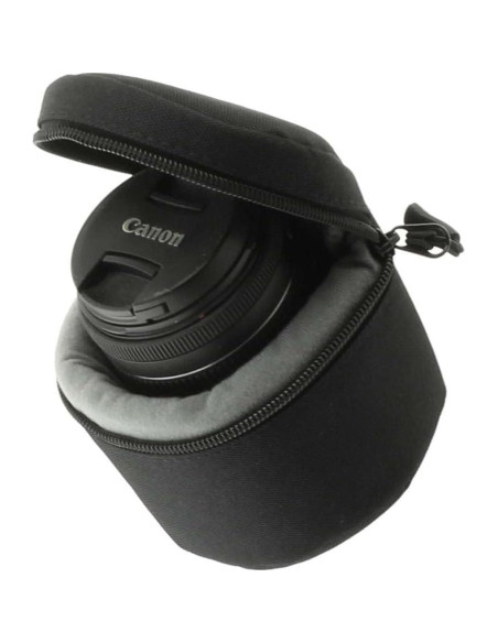 Funda Protectora de Lente de Cámara Navitech Negra 7cm