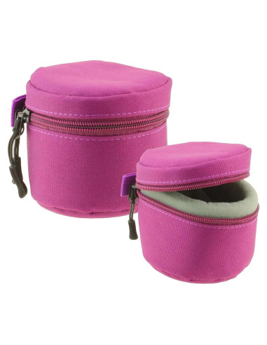 Funda Protectora de Lente de Cámara Navitech Morada 7cm - Resistente al Agua