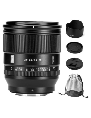 Lente Viltrox 56mm F1.2 para Fujifilm X, Autofoco, 1.15kg