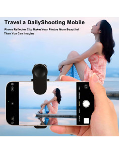 Clip de Reflexión de Espejo Genérico para Smartphone - Portátil 2
