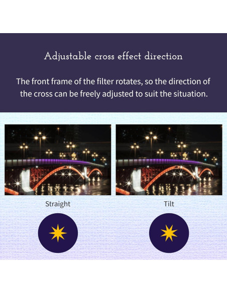 Filtro Cruzado Kenko PRO1D R-Twinkle Star 8-Linea 62mm