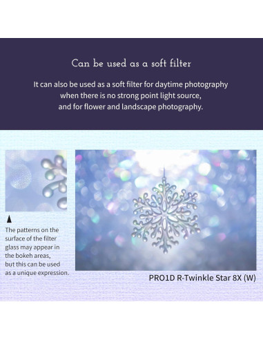 Filtro Cruzado Kenko PRO1D R-Twinkle Star 8-Linea 62mm