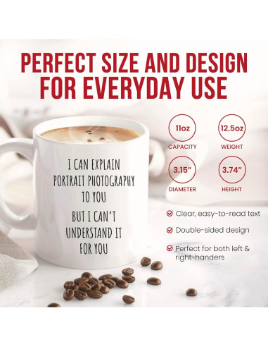 Taza Divertida de Cerámica 11 Oz - Regalo para Fotógrafos