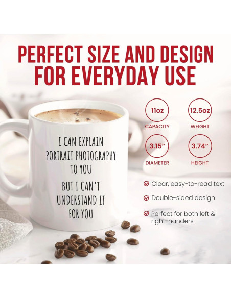 Taza Divertida de Cerámica 11 Oz - Regalo para Fotógrafos