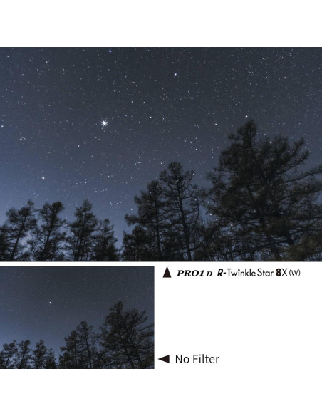 Filtro Cruzado Kenko PRO1D R-Twinkle Star 8-Linea 62mm