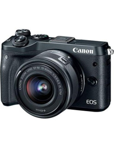 Cámara Canon EOS M6 Kit con Lente 15-45mm Negro 2