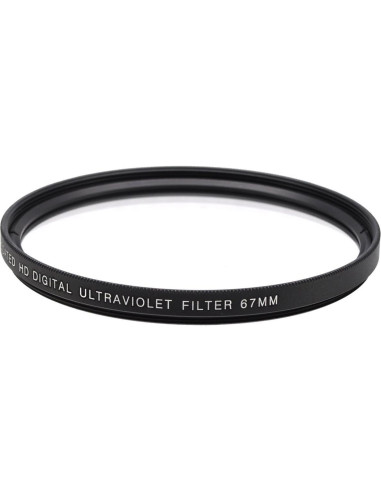 Capucha de lente tulipán 67mm + filtro UV Big Mike's