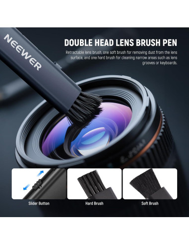 Kit de Limpieza de Lentes NEEWER HM-43 5 en 1 para Cámaras