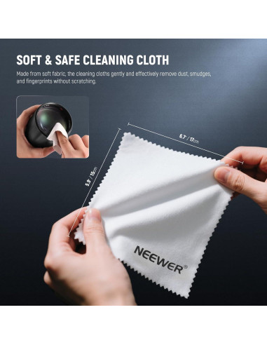 Kit de Limpieza de Lentes NEEWER HM-43 5 en 1 para Cámaras