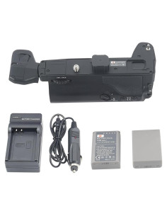 Empuñadura Vertical DSTE HLD-7 + 2 Baterías BLN-1 para Olympus E-M1