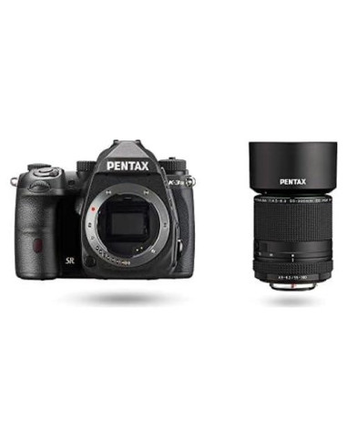 Cámara Pentax K-3 Mark III APS-C Negra con Lente 55-300mm