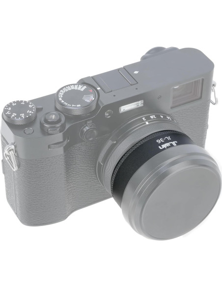 Capucha de Lente de Aluminio Fotga + Filtro UV para Fujifilm X100
