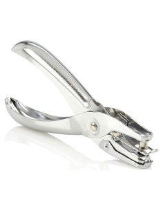 Perforadora de 1 Agujero Swingline Cromo 5 Hojas 0.64 cm