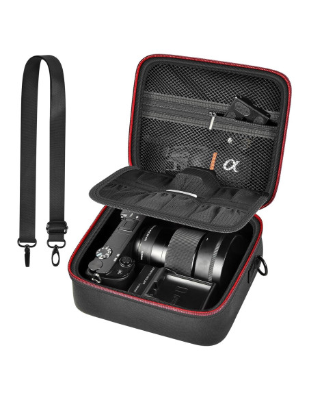 Funda Dura para Cámara Sony Alpha ZV-E10 A6400 A6000 370g