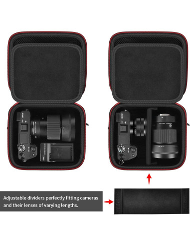 Funda Dura para Cámara Sony Alpha ZV-E10 A6400 A6000 370g