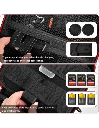 Funda Dura para Cámara Sony Alpha ZV-E10 A6400 A6000 370g