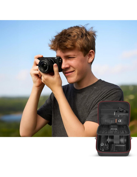Funda Dura para Cámara Sony Alpha ZV-E10 A6400 A6000 370g