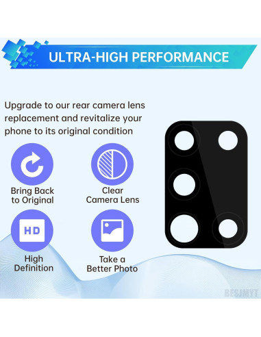 Reemplazo Lente Cámara Trasera Samsung Galaxy A31 + Kit Herramientas