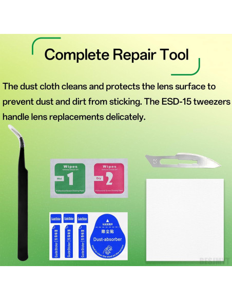 Paquete de 2 lentes de cámara trasera Samsung Galaxy A03s