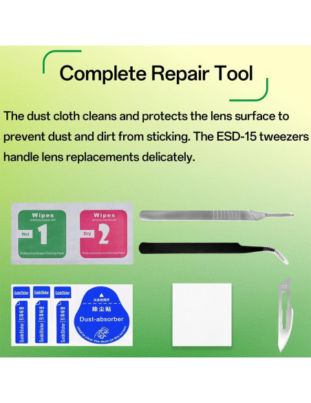 Paquete de 2 lentes de cámara trasera Samsung Galaxy A03s