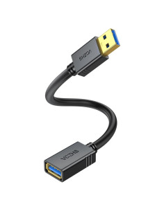 Cable de Extensión USB 3.0 VCZHS Tech 0.30m, Alta Velocidad