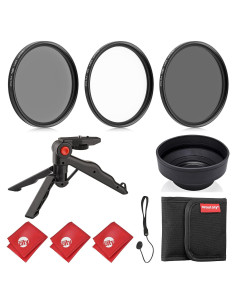 Kit de Filtros de Fotografía Digital Circuit City 77MM UV CPL ND4