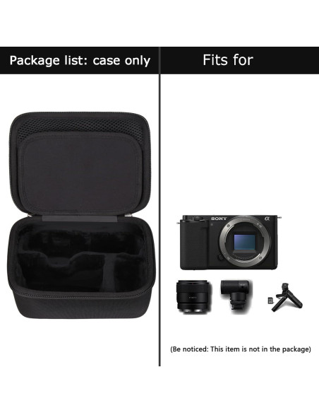 Funda de Almacenamiento Dura FBLFOBELI para Cámara Sony ZV E-10/ZV-1