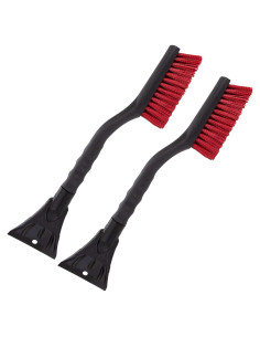 Cepillo de Nieve Mallory Force 17" con Raspador - Paquete de 2