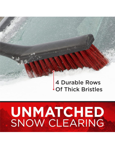 Cepillo de Nieve Mallory Force 17" con Raspador - Paquete de 2